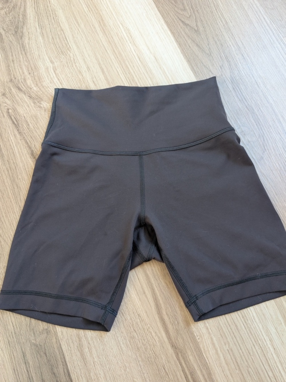 High-Waist Black Women’s Active Shorts